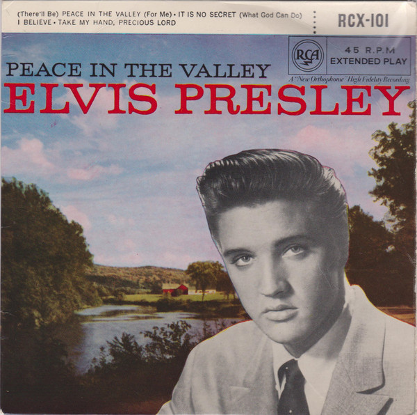 Elvis Presley - Peace In The Valley - Used Vinyl Record 7" image 1