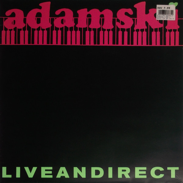 Adamski - Liveandirect - Used Vinyl Record image 1