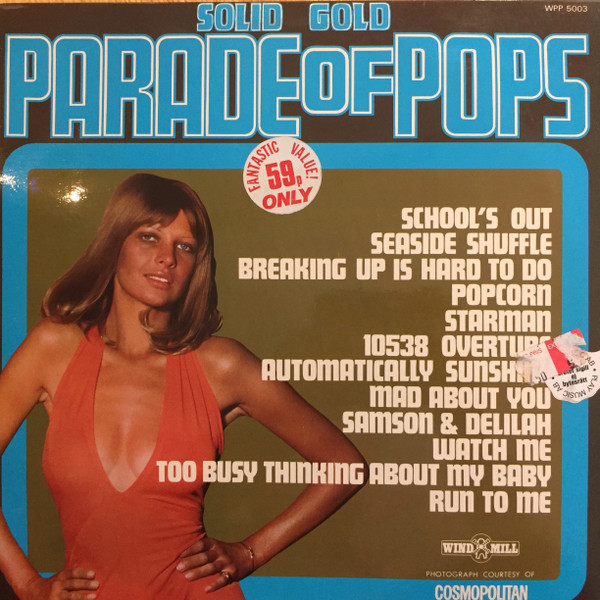 Unknown Artist - Solid Gold Parade Of Pops - Used Vinyl Record image 1