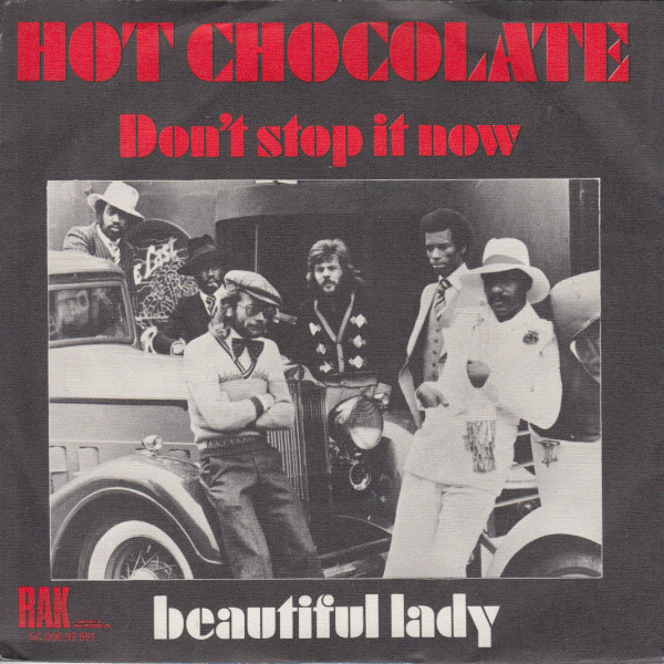Hot Chocolate - Don't Stop It Now - Used Vinyl Record 7" image 1
