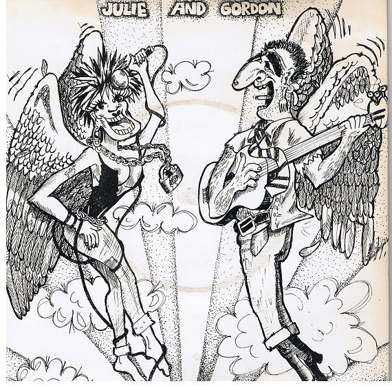 Julie & Gordon - J-J-Julie (Yippee Yula) - Used Vinyl Record 7" image 1