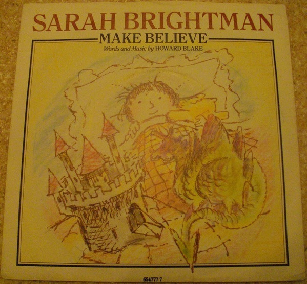 Sarah Brightman - Make Believe - Used Vinyl Record 7" image 1