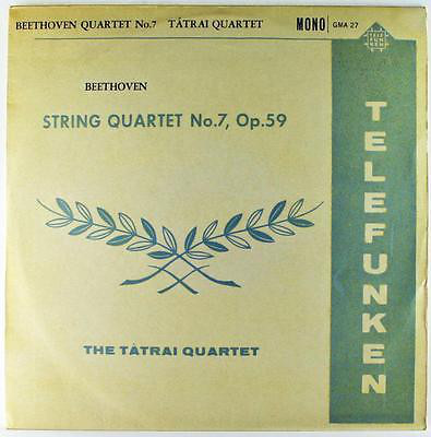 Ludwig van Beethoven - String Quartet No. 7, Op. 59 - Used Vinyl Record image 1