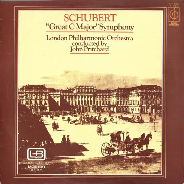 Franz Schubert - "Great C Major" Symphony - Used Vinyl Record image 1