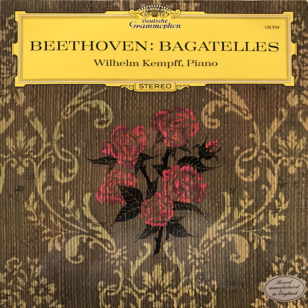 Ludwig van Beethoven - Bagatelles - Used Vinyl Record image 1