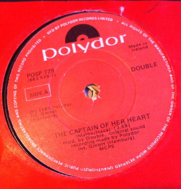 Double - Captain Of Her Heart - Used Vinyl Record 7" image 1