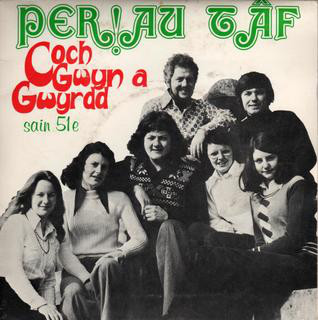 Perlau Taf - Coch Gwyn A Gwyrdd - Used Vinyl Record 7" image 1