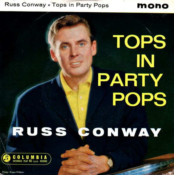 Russ Conway - Tops In Party Pops - Used Vinyl Record 7" image 1