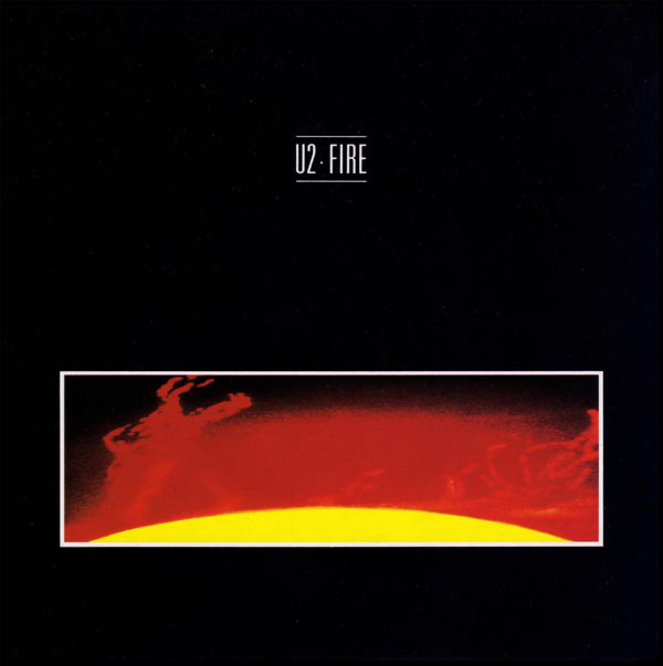 U2 - Fire - Used Vinyl Record 7" image 1