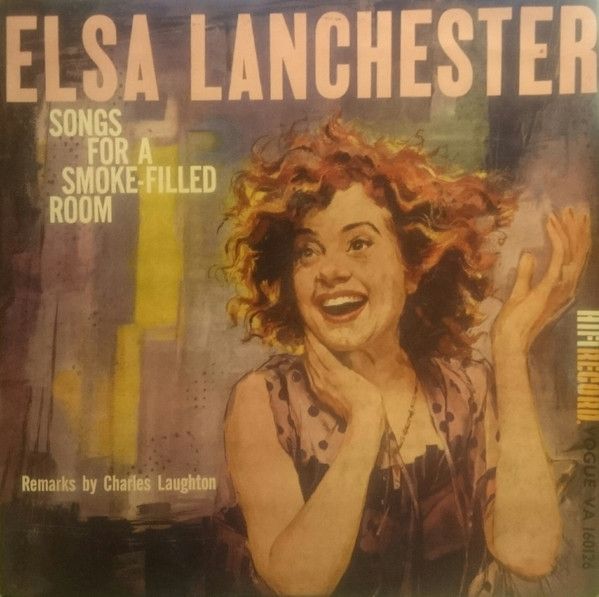 Elsa Lanchester - Songs For A Smoke-Filled Room - Used Vinyl Record image 1