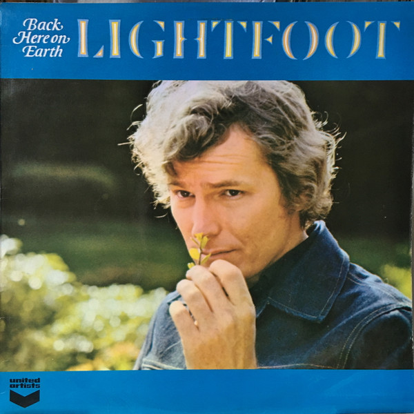 Gordon Lightfoot - Back Here On Earth - Used Vinyl Record image 1