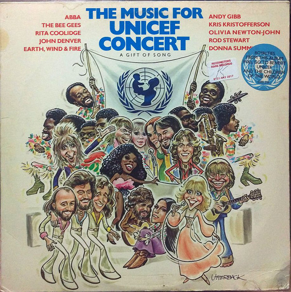 Various - Music For Unicef Concert: A Gift Of Song - Used Vinyl Record image 1