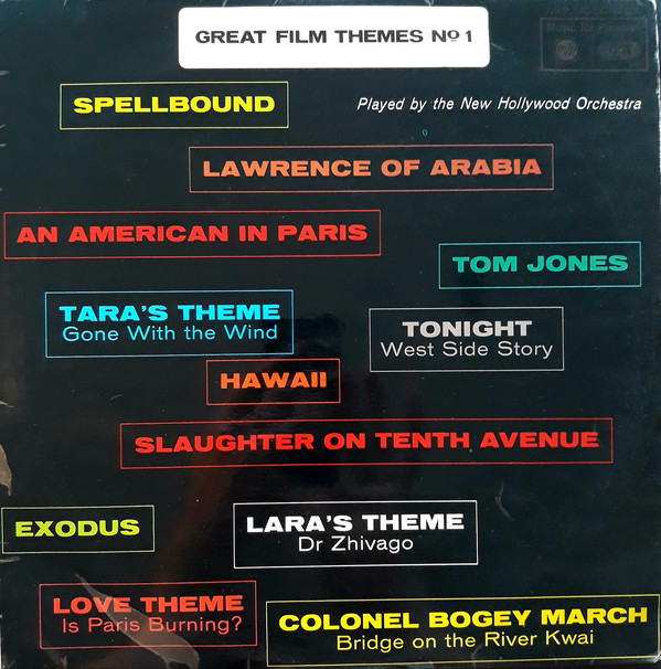 New Hollywood Orches - Great Film Themes No 1 - Used Vinyl Record image 1