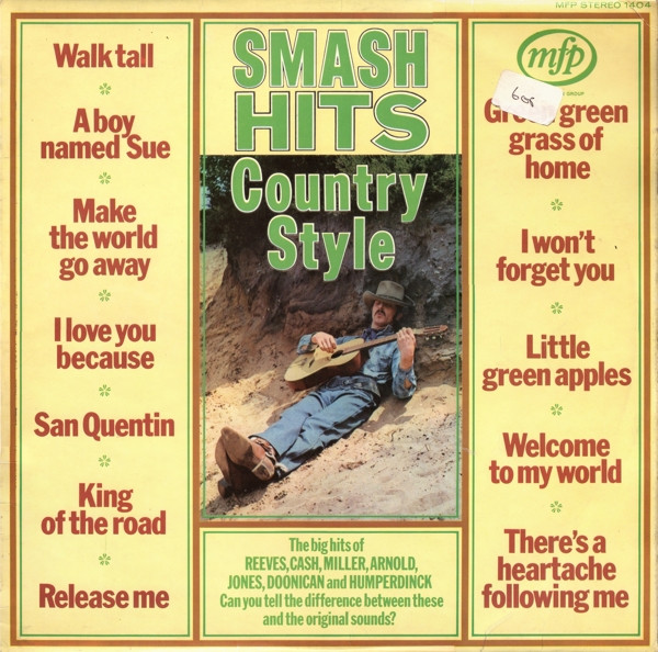 Unknown Artist - Smash Hits - Country Style - Used Vinyl Record image 1