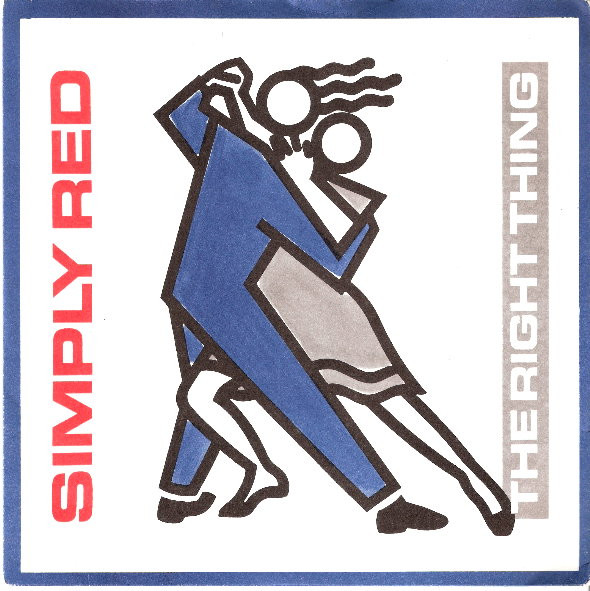 Simply Red - Right Thing - Used Vinyl Record 7" image 1