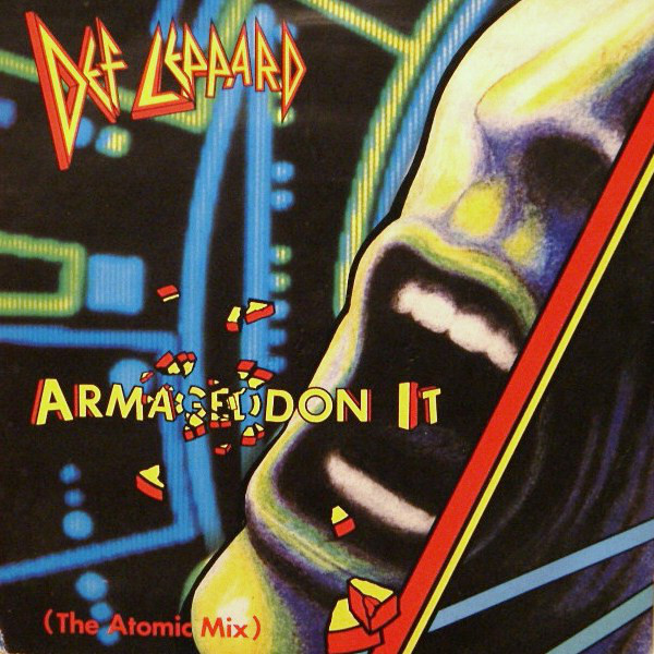 Def Leppard - Armageddon It (The Atomic Mix) - Used Vinyl Record 7" image 1