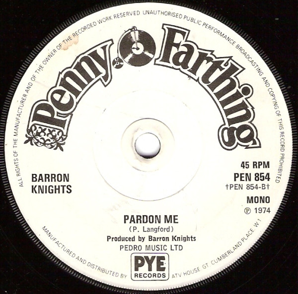Barron Knights - Ballad Of Frank Spencer - Used Vinyl Record 7" image 1