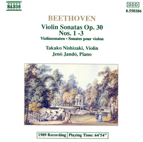 Violin Sonatas Op. 30 Nos. 1 -3