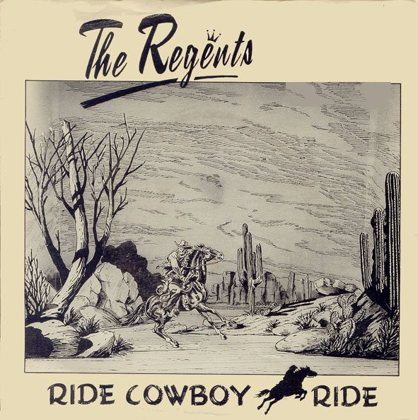 Regents - Ride Cowboy Ride - Used Vinyl Record 7" image 1