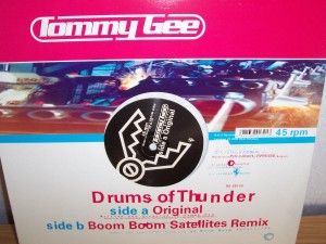 Tommy Gee - Drums Of Thunder - Used Vinyl Record 12" image 1