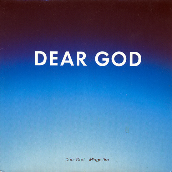 Midge Ure - Dear God - Used Vinyl Record 7" image 1