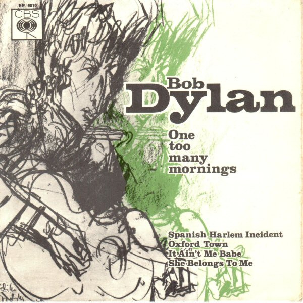 Bob Dylan - One Too Many Mornings - Used Vinyl Record 7" image 1