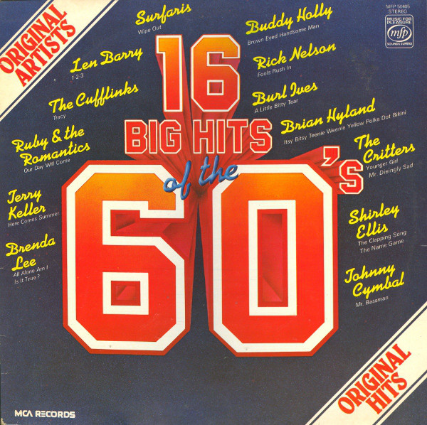 Various - 16 Big Hits Of The 60's - Used Vinyl Record image 1