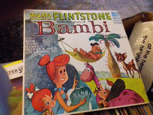 Wilma Flintstone - Tells The Story Of Bambi - Used Vinyl Record image 1