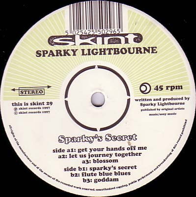 Sparky Lightbourne - Sparky's Secret - Used Vinyl Record 12" image 1