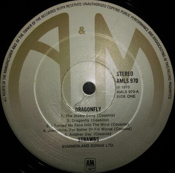 Strawbs - Dragonfly - Used Vinyl Record image 1
