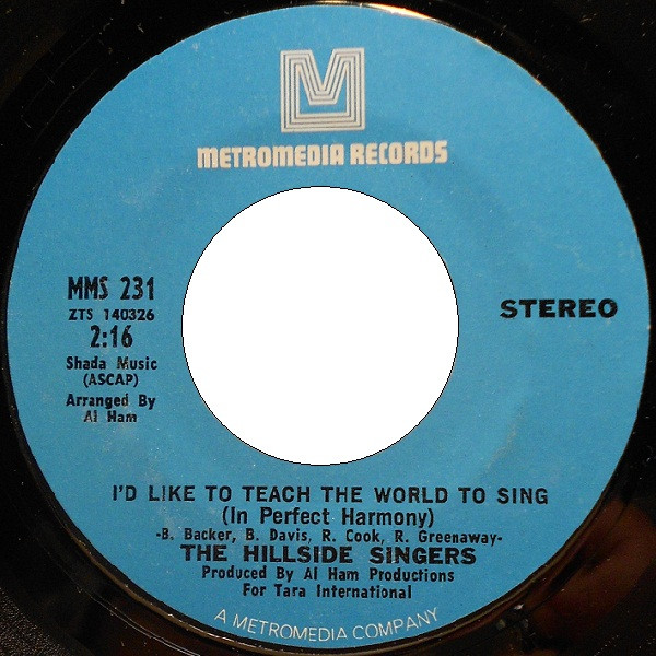 I'd Like To Teach The World To Sing (In Perfect Harmony) / I Believed It All