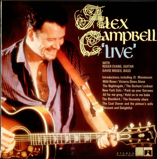Alex Campbell - Live - Used Vinyl Record image 1