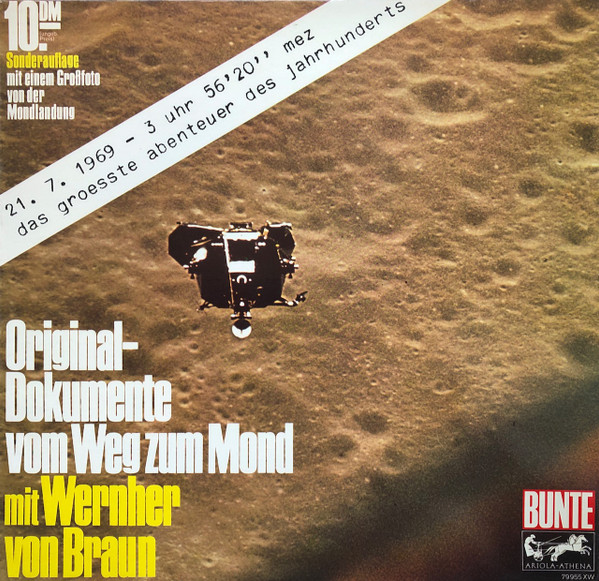 Wernher Von Braun - Original-Dokumente Vom Weg Zum Mond Mit - Used Vi image 1
