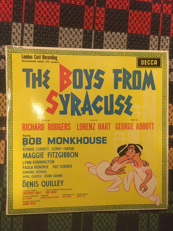 Various - Boys From Syracuse - Used Vinyl Record image 1