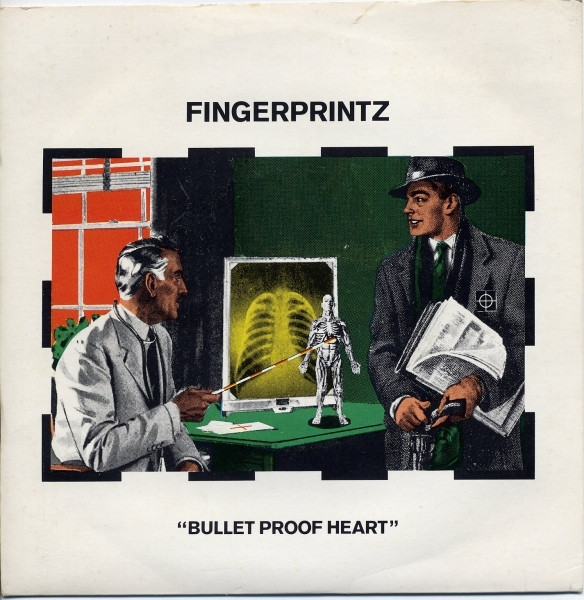 Fingerprintz - Bullet Proof Heart - Used Vinyl Record 7" image 1