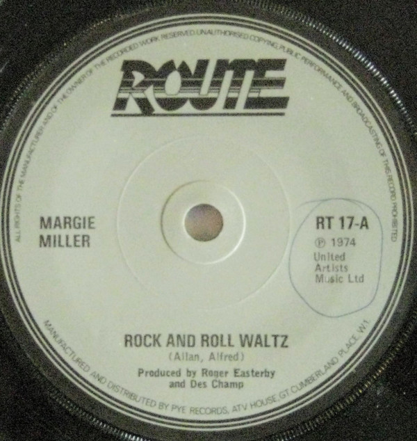 Margie Miller - Rock And Roll Waltz - Used Vinyl Record 7" image 1