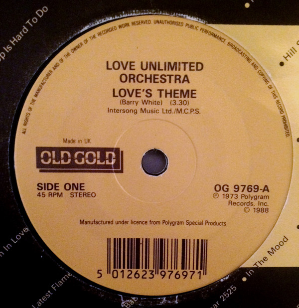 Love Unlimited Orche - Love's Theme / Walkin' In The Rain With The On image 1