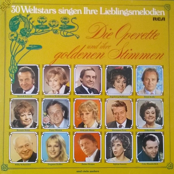 Various - Die Operette Und Ihre Goldenen Stimmen - Used Vinyl Record image 1