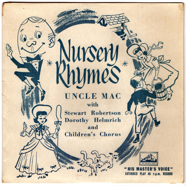 Uncle Mac - Nursery Rhymes - Used Vinyl Record 7" image 1