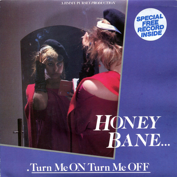 Honey Bane - Turn Me On Turn Me Off - Used Vinyl Record 7" image 1