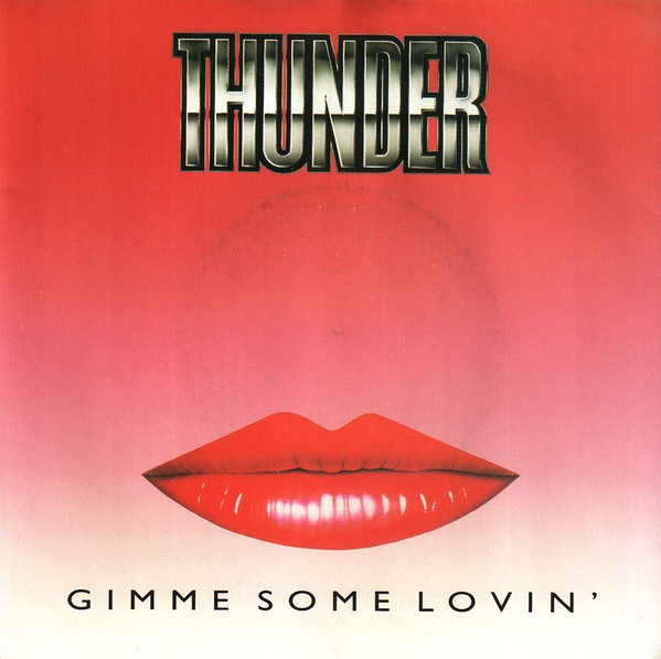 Thunder - Gimme Some Lovin' - Used Vinyl Record 7" image 1
