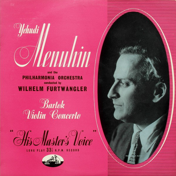 Yehudi Menuhin - Violin Concerto - Used Vinyl Record image 1