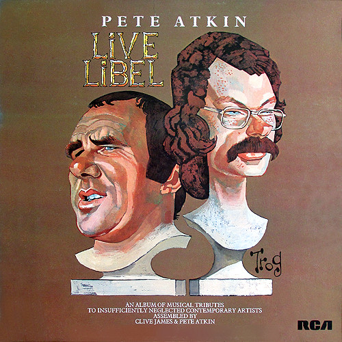 Pete Atkin - Live Libel - Used Vinyl Record image 1