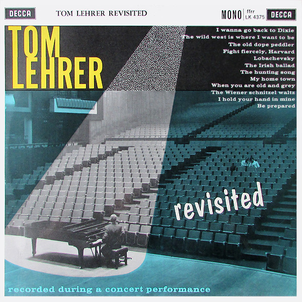 Tom Lehrer - Revisited - Used Vinyl Record image 1