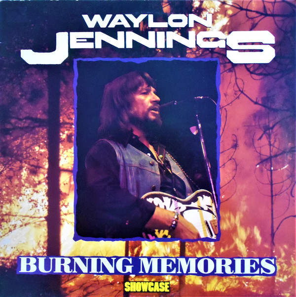 Waylon Jennings - Burning Memories - Used Vinyl Record image 1