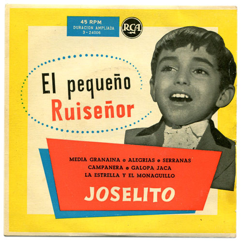Joselito - El Pequeno Ruisenor - Used Vinyl Record 7" image 1