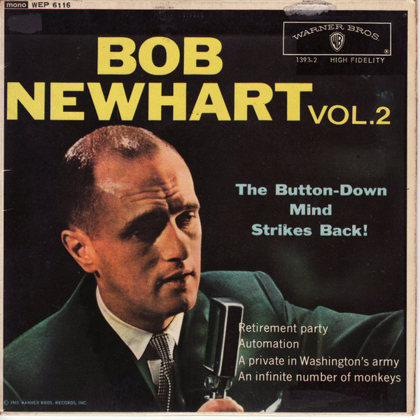 Bob Newhart - Button Down Mind Strikes Back Vol. 2 - Used Vinyl Record image 1