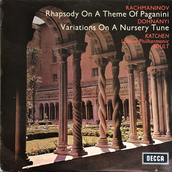 Rhapsody On A Theme Of Paganini / Variations On A Nursery Tune