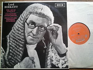 Lord Birkett - Art Of Advocacy - Used Vinyl Record image 1