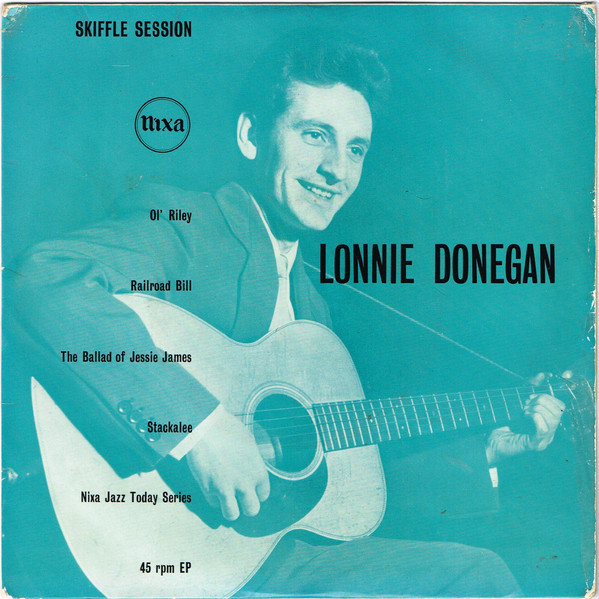 Lonnie Donegan - Skiffle Session - Used Vinyl Record 7" image 1